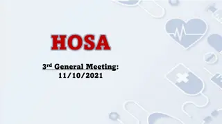 HOSA November Updates and Events