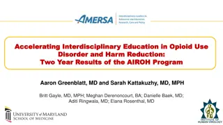 Two-Year Results of AIROH Program: A Comprehensive Approach to Opioid Use Disorder Education