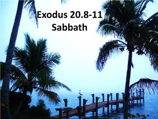 The Significance of Sabbath and God's Creation in Exodus and Genesis