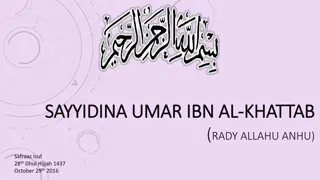 Sayyidina Umar ibn Al-Khattab: A Courageous Leader and Jurist