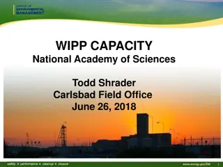 WIPP Waste Disposal Capacity Overview