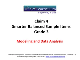 Grade 3 Math Modeling and Data Analysis Questions