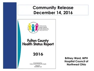 Community Health Report: Health Status and Access in Northwest Ohio