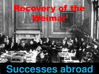 The Successes of the Locarno Treaty and Germany's International Relations in the 1920s