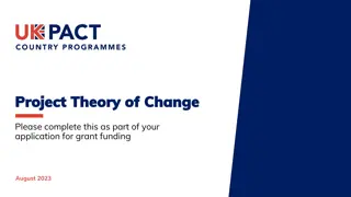 UK PACT Programme Theory of Change - Grant Funding Application