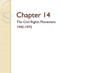 The Civil Rights Movement 1945-1975: Struggle for Equality and Justice