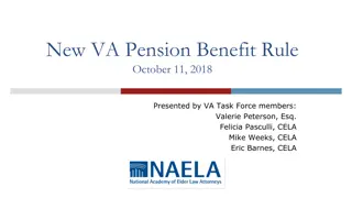 Understanding the New VA Pension Benefit Rule of October 11, 2018