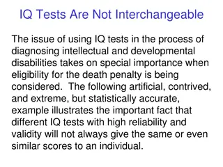 Understanding IQ Tests in Legal Context: Importance of Different Measures