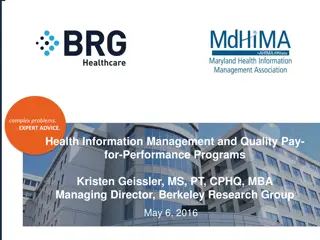 Health Information Management and Quality Programs Overview