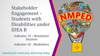 Stakeholder Engagement for Students with Disabilities under IDEA