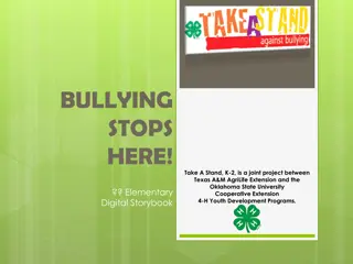 Bullying Stops Here: K-2 Digital Storybook