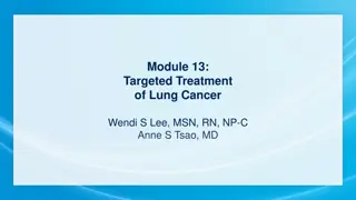 Targeted Treatment Options for Lung Cancer Patients