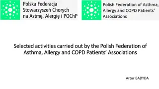 Activities Organized by Polish Federation of Asthma, Allergy, and COPD Patients Associations