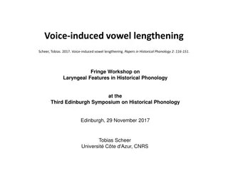 Voice-Induced Vowel Lengthening in Phonology Research