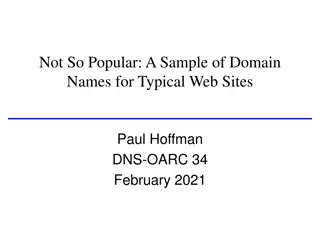 Understanding Domain Names for Authoritative DNS Servers