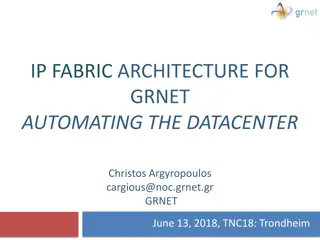 IP Fabric Architecture for GRNET Datacenters: Automating the Future