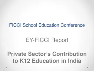 Private Sector's Contribution to K-12 Education in India