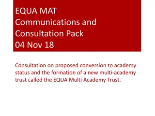 EQUA MAT Communications and Consultation Pack