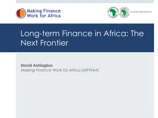 The Next Frontier: Long-Term Finance in Africa