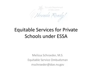 Understanding Equitable Services for Private Schools under ESSA