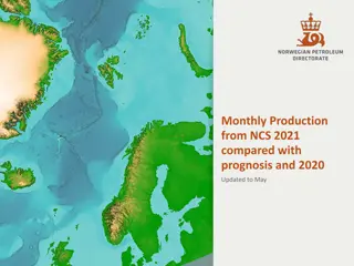 Monthly Production Trends in NCS 2021: Comparisons with Prognosis and 2020 Data