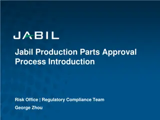 Understanding the Jabil Production Parts Approval Process (PPAP)