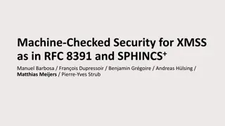 Enhancing Security for XMSS and SPHINCS+ Using Machine-Checked Methods