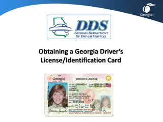 Guide to Obtaining a Georgia Driver's License/Identification Card