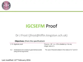 Mastering IGCSEFM Proof Techniques