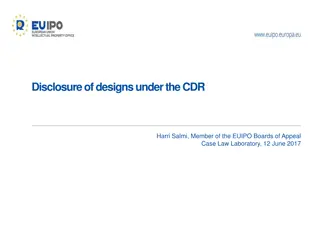 Disclosure of Designs under CDR - Key Insights