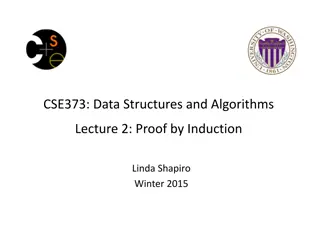 Introduction to Proof by Induction in Data Structures and Algorithms