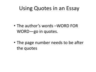 Mastering Quoting in Essays for Academic Excellence