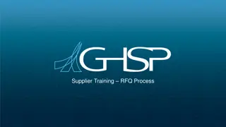 Supplier Training & RFQ Process at GHSP - Confidential Guidelines & Procedures