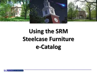 Utilizing the SRM Steelcase Furniture e-Catalog