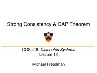 Strong Consistency and CAP Theorem in Distributed Systems