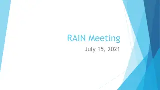 Research Administration and Integrity Network (RAIN) Updates - July 2021