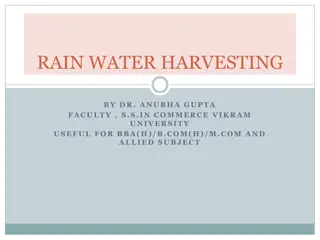 Importance of Rain Water Harvesting and Its Benefits