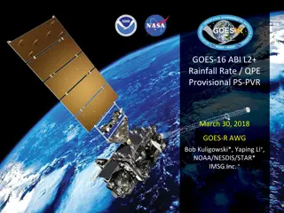 Overview of GOES-16 Rainfall Rate/QPE Provisional Evaluation