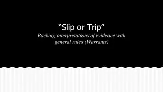 Understanding Evidence Interpretation in the Context of Warrants