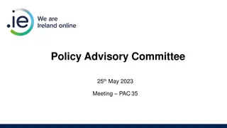 Policy Advisory Committee Meeting Summary - May 25, 2023