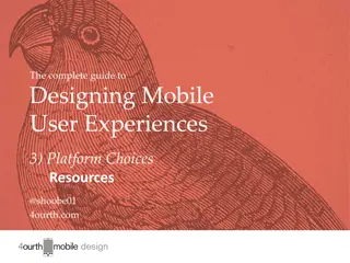 Guide to Mobile User Experience Design Choices & Platform Selection