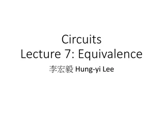 Equivalent Networks in Circuits