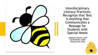 Interdisciplinary Literacy Practices for Students with Special Needs