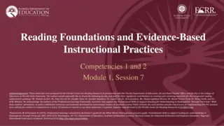 Foundational Practices for Effective Reading Instruction