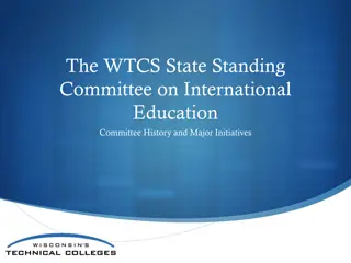 WTCS State Standing Committee on International Education Initiatives