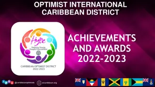 Optimist International Caribbean District Awards 2022-2023