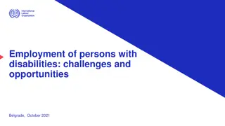 Empowering Employment: Challenges and Opportunities for Persons with Disabilities