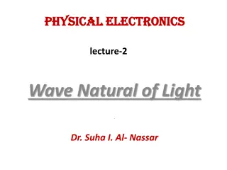 The Dual Nature of Light: Wave and Particle Models