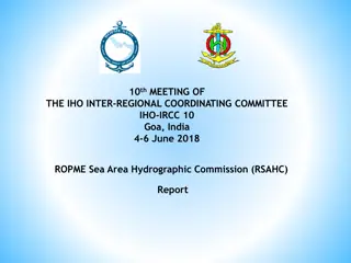 10th Meeting of IHO Inter-Regional Coordinating Committee - Goa, India 2018