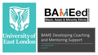 Enhancing Leadership Development through Coaching and Mentoring Support in BAME Communities